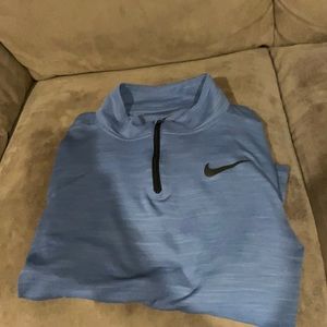 Mens nike 3/4 zip size small